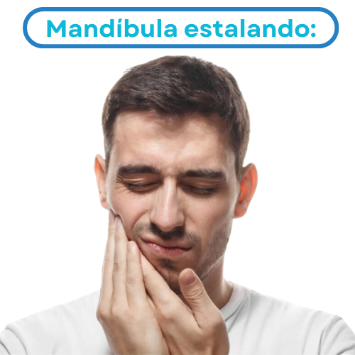 temporomandibular destacando possíveis causas de estalos no maxilar e suas implicações na saúde bucal.